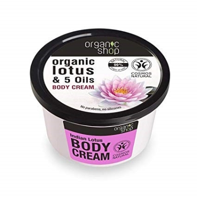 Organic Shop - Crema Corporal Flor De Loto De La India 250ml