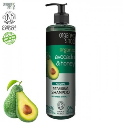 Organic Shop - Shampoo Reparador - Palta Organica Y Miel 280ml
