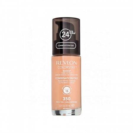 Revlon  P. Pump Makeup Oily - Rich Tan 350