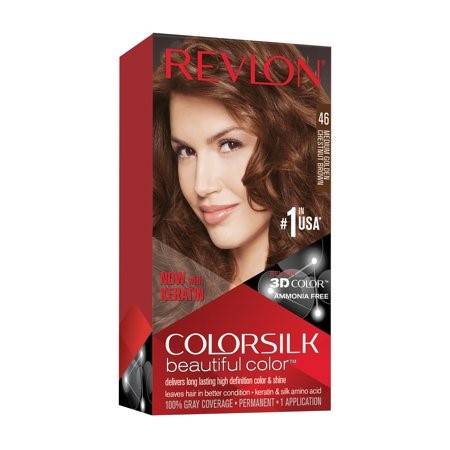 Color Silk 3d Con Keratina- 46 CastaÑo Cobrizo Dorado






