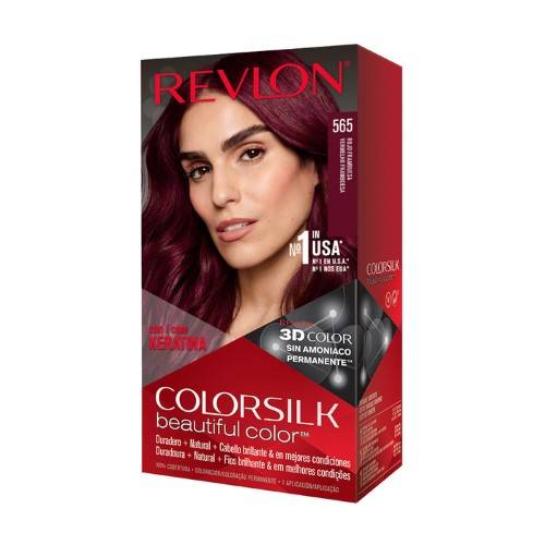 Color Silk 3d Con Keratina- 565 Rojo Frambuesa