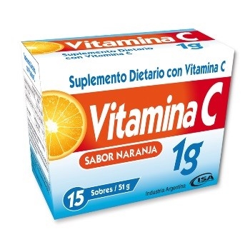 Isa Vitamina C 1gr X 15 Sobres