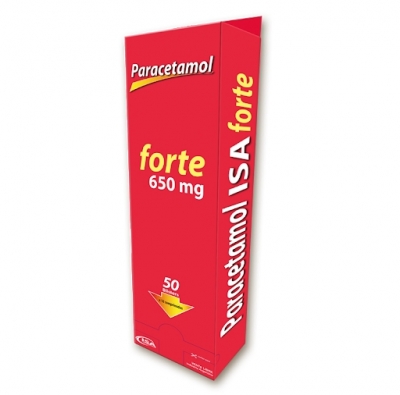 Isa Paracetamol Forte 650mg X 500 Comp. (exh. 50 Blisters X 10comp)