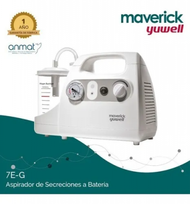 Maverick - Aspirador De Secreciones 1lt Con BaterÍa - 7eg