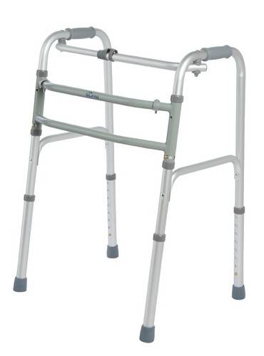 Silfab - Andador De Aluminio Plegable Fijo Y Movil - A3015