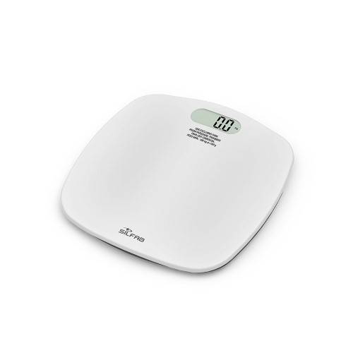 Silfab - Balanza Electronica Personal Curva Blanca Hasta 180 Kg