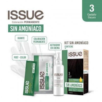 Issue Kit Sin Amoniaco - N°3 CastaÑo Oscuro