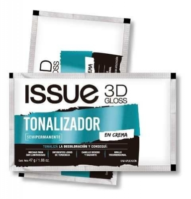 Issue 3d Gloss Tonalizador Rubio X 47gr