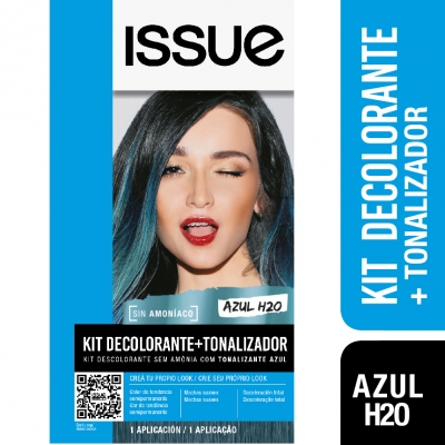 Issue 3d Gloss Kit Decoloracion + Tonalizador Azul H20