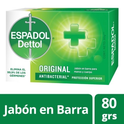 Espadol JabÓn Antibacterial Original X 80 Gr