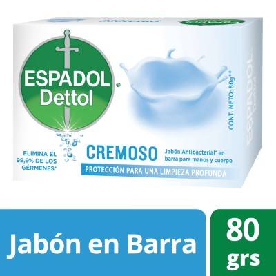 Espadol JabÓn Antibacterial Cremoso X 80 Gr