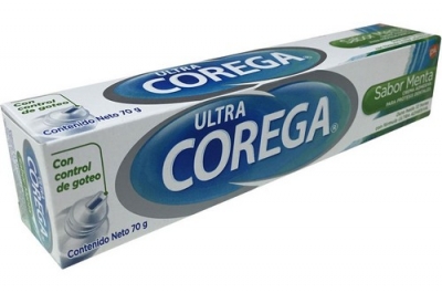 Adhesivo Dental - Ultra Corega Crema Menta  X 70 G