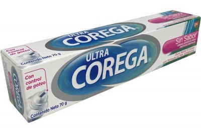 Adhesivo Dental - Ultra Corega Crema Sin Sabor  X 70 G
