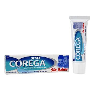 Adhesivo Dental - Ultra Corega Crema Sin Sabor 40 G