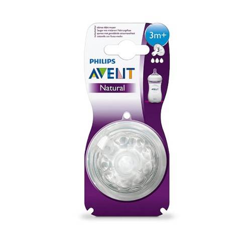 Avent Blister Tetinas Natural Fluido Variable X 2 Unid.
