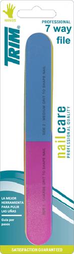 Trim Lima 7 Superficies En Blister