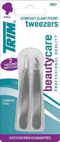 Trim Pinza Depilar Compacta Oblicua Y De Punta