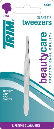 Trim Pinza Depilar Oblicua Niquelada