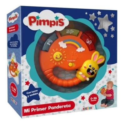 Pimpis - Mi Primer Pandereta BilingÜe - Luces, Sonidos Y Melodias