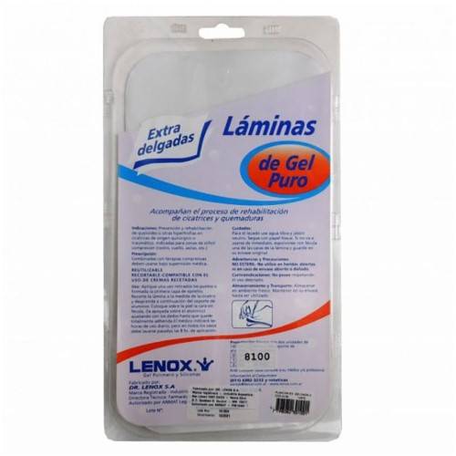 Lenox 8100 Lamina Gel Extra Delgado Sin Tela X1 N4
