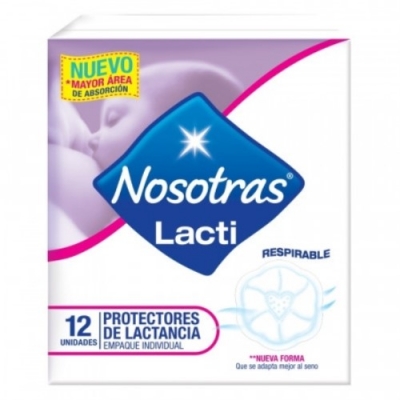 Nosotras Maternidad - Protector Lacti Vit.e X 12 (bulto 12x12)
